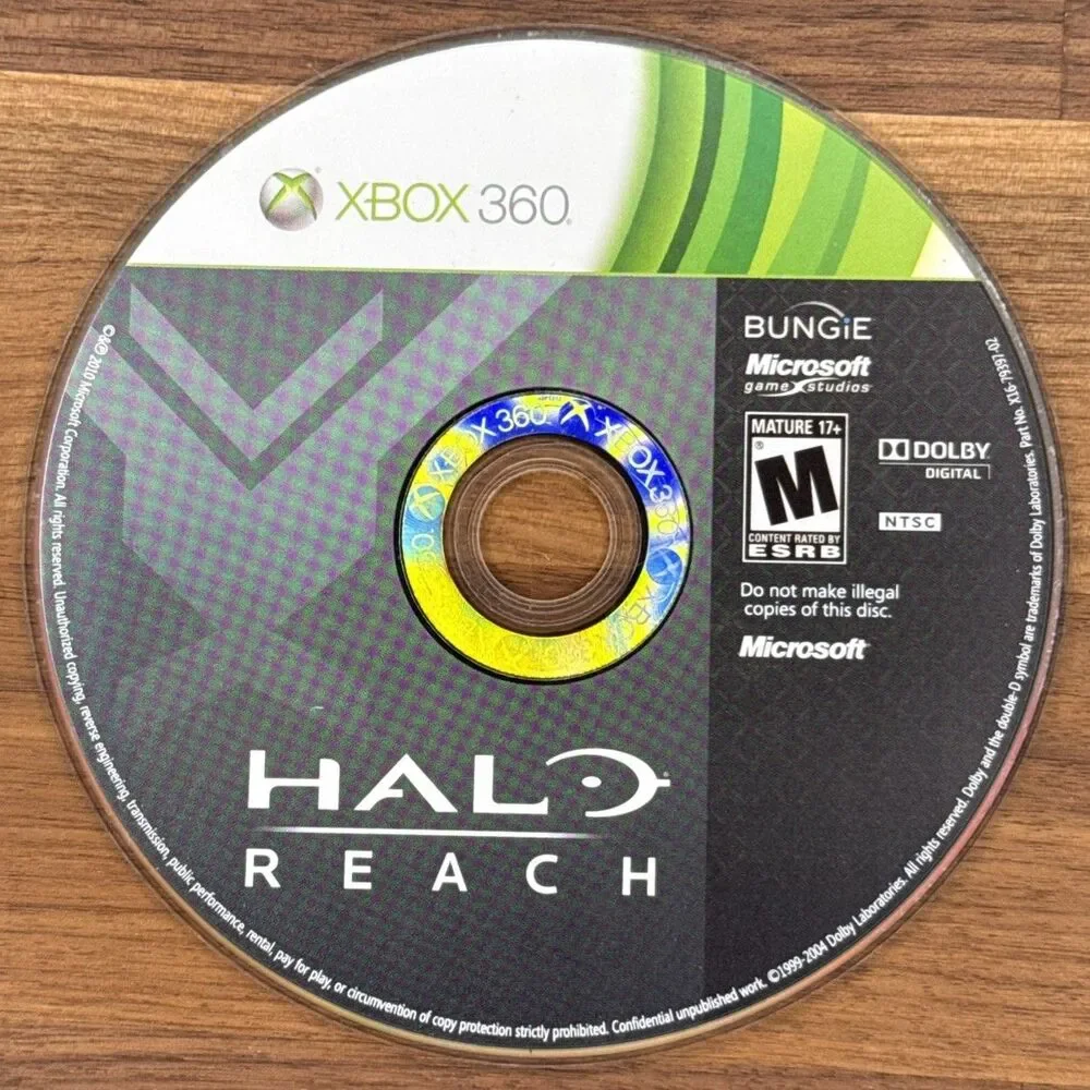 Halo Reach Xbox 360 Disk Only